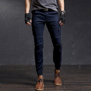 Men Slim Military Camouflage Casual Tactical Cargo Pant