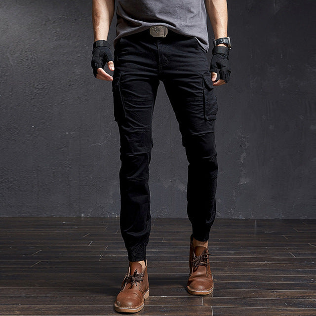 Men Slim Military Camouflage Casual Tactical Cargo Pant
