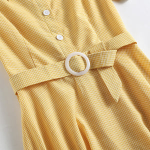 Women French Robe Vintage Rockabilly Retro Dress