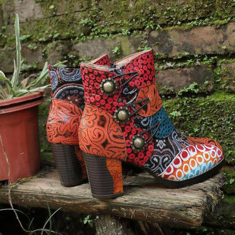 Socofy outlet vintage boots