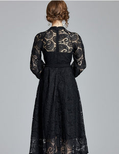 Women Vintage Celebrity-inspired Vestidos Lace Dress