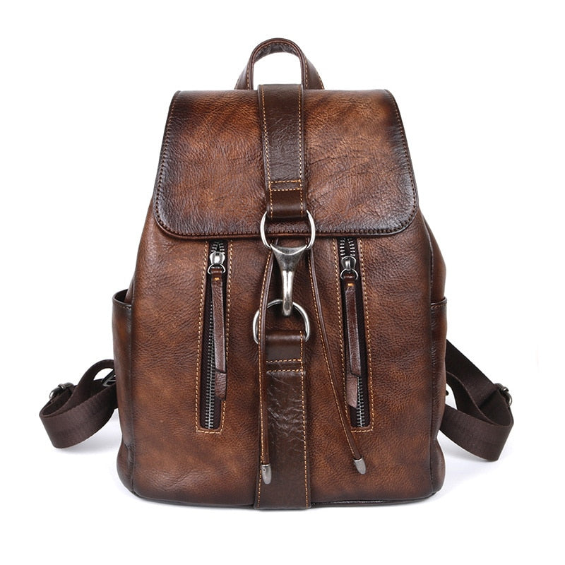 Women Retro Leather Vintage Cowhide Bags