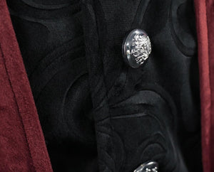 Men Retro Tuxedo Medieval Vintage Midi Punk Coat