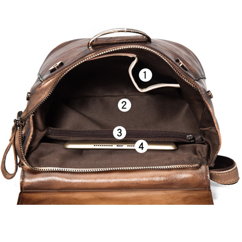 Women Vintage Genuine Leather Handmade Bags