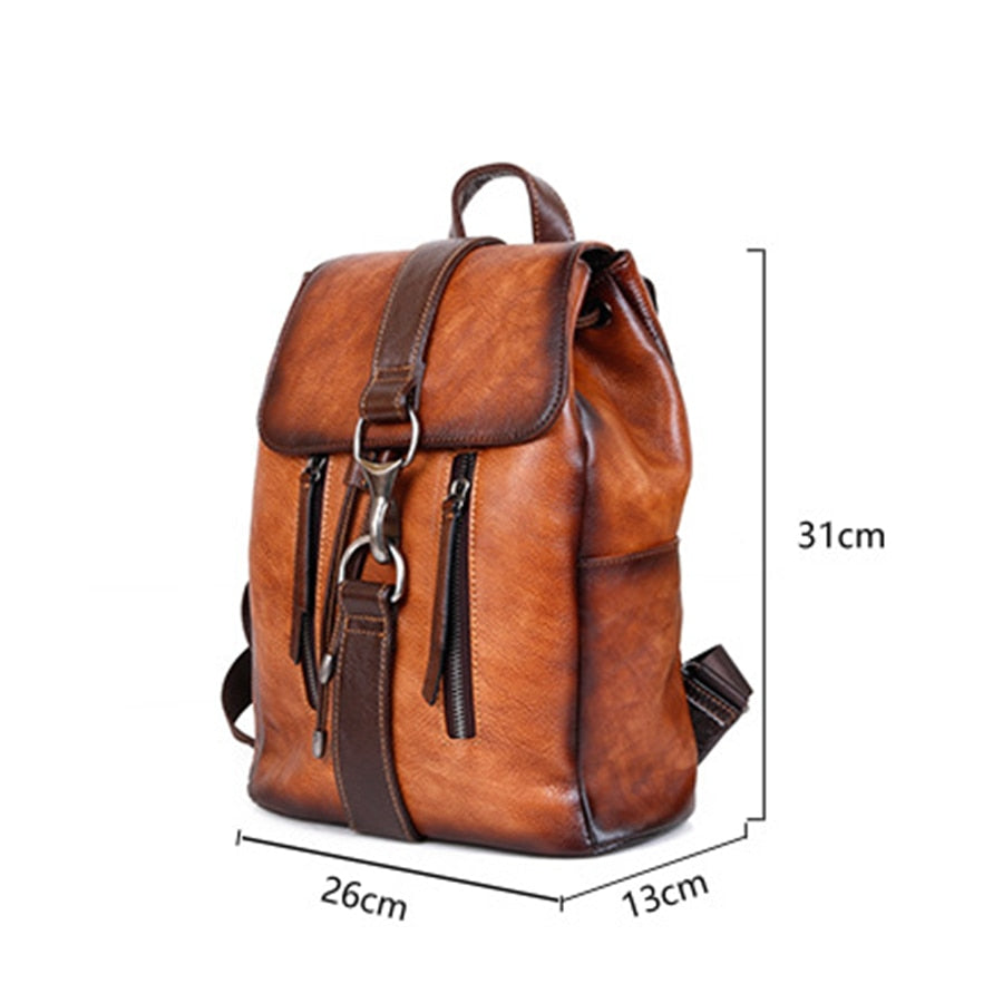 Women Retro Leather Vintage Cowhide Bags