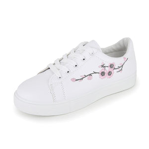 Women Embroidery Vulcanized Sneakers Shoes