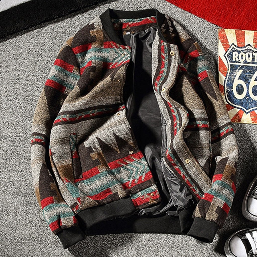 Men Vintage Casual Coat Jacket