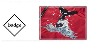 Men Embroidery Baseball Hip Hop Jacket