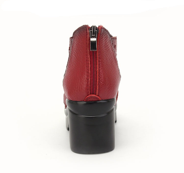 Women Handmade Ethnic Style Leather Shoes Sandals