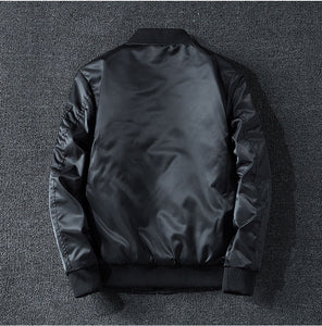 Men Embroidery Parkas Casual Bomber Jacket