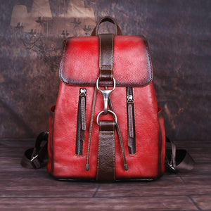 Women Retro Leather Vintage Cowhide Bags