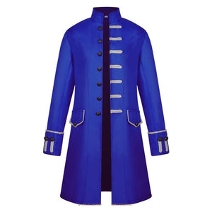 Men Vintage Victoria Gothic Mid-length Coat