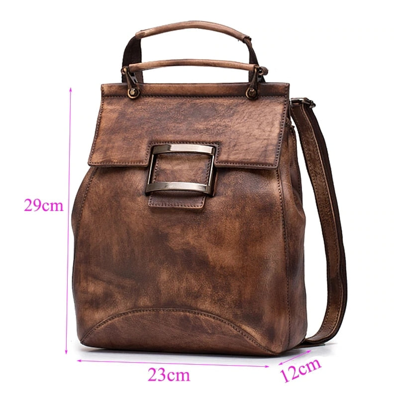 Women Vintage Genuine Leather Handmade Bags