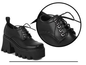 Women Harajuku Chunky Heel Light Gothic Shoes