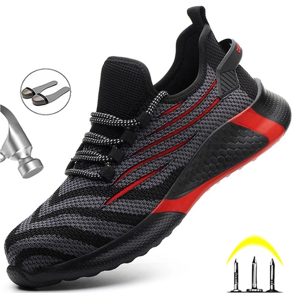 Men Anti-puncture Working Sneakers Indestructible Work Shoes