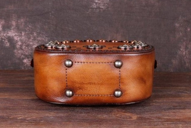 Women Retro Handmade Genuine Leather Bags