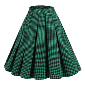 Women Retro Long Sleeve Vintage 2 Pcs Set
