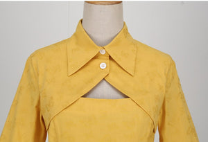 Women Butterfly Jacquard Vintage Hepburn Retro Dress