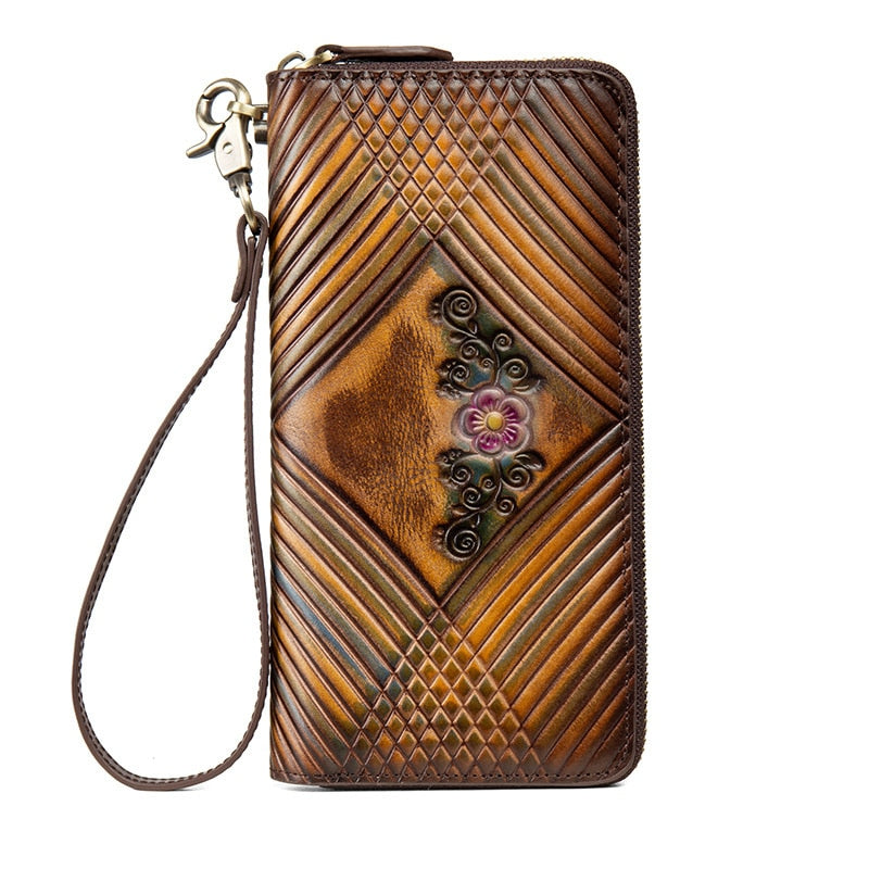 Women Vintage Genuine Leather Wallets