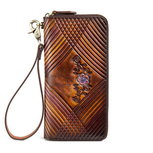 Women Vintage Genuine Leather Wallets