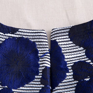 Women Floral Sleeveless Vestidos Jacquard Maxi Dress