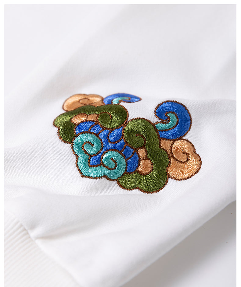 Unisex Embroidery Harajuku Casual Hoodies