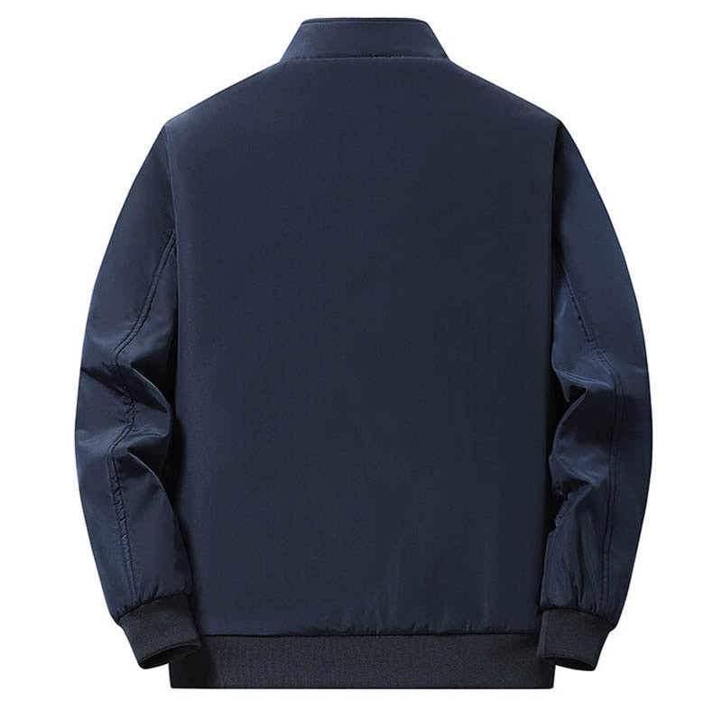 Men Winter Fleece Jackets Thicken Warm Varsity Coat