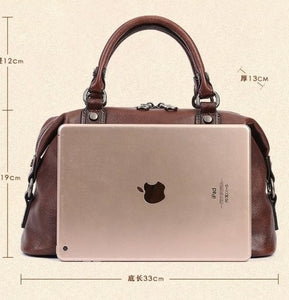 Women Retro Handmade Bohemian Genuine Leather Bags