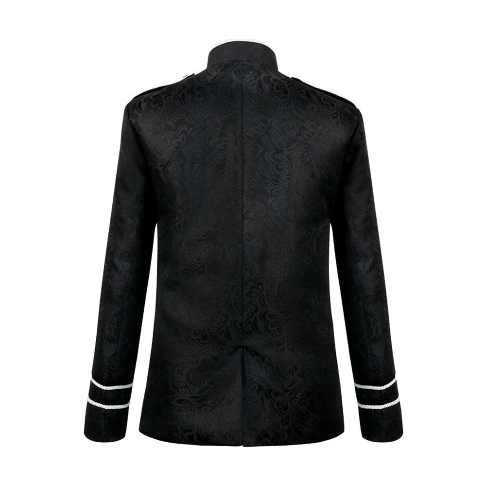 Men Steampunk Retro Vintage Gothic Blazer