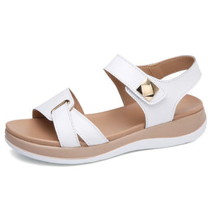 Women Genuine Leather Korean Soft Sandals