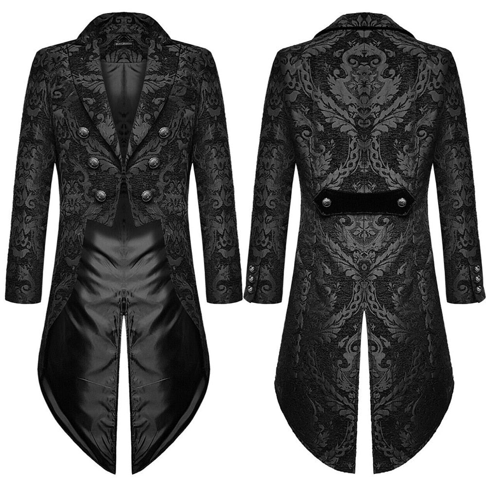 Medieval Cosplay Gothic Tailcoat Jacket