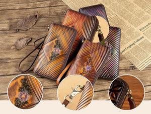 Women Vintage Genuine Leather Wallets