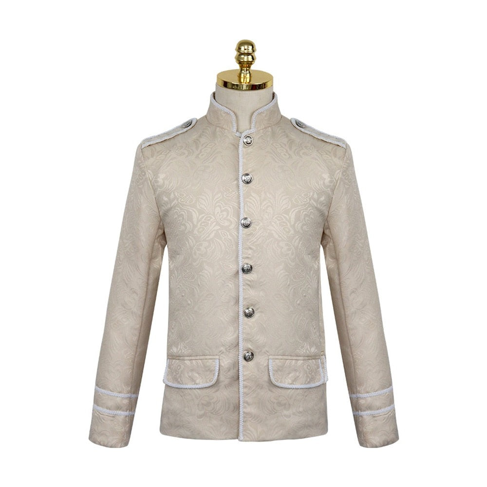 Men Steampunk Retro Vintage Gothic Blazer