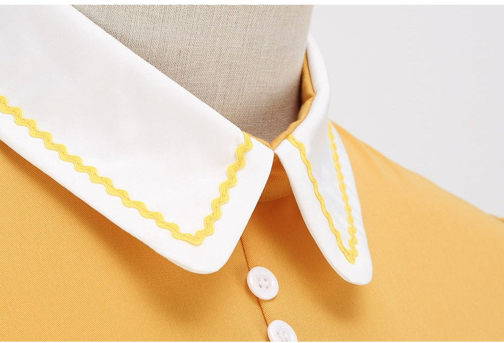Women Retro Vintage Rockabilly Dress A Line Swing Dress