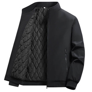 Men Winter Fleece Jackets Thicken Warm Varsity Coat