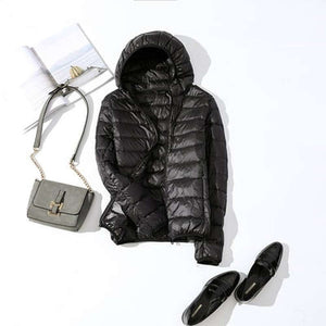 Women Ultra Light Hooded Jackets