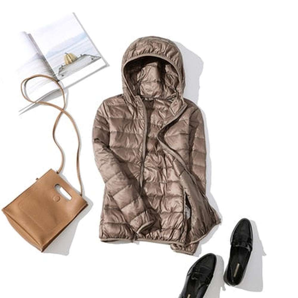 Women Ultra Light Hooded Jackets