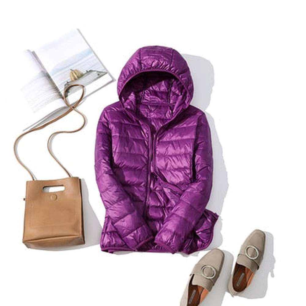 Women Ultra Light Hooded Jackets