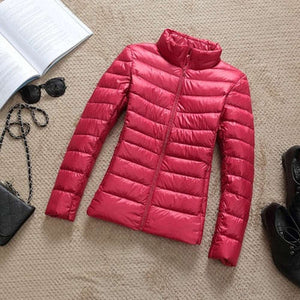 Women Ultra Light Hooded Jackets