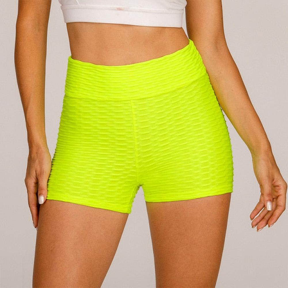 Women Solid Skinny Workout Shorts