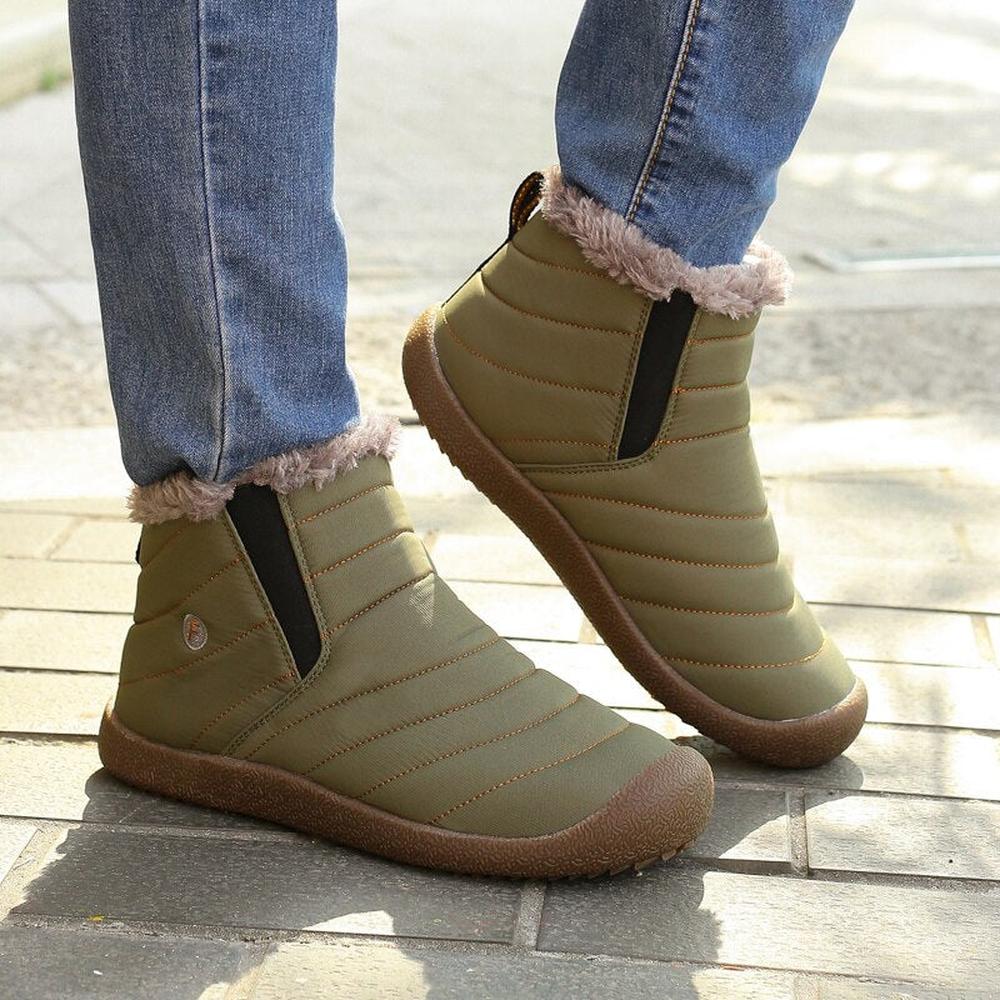 Unisex Warm Shoes Waterproof Non-slip Snow Boots