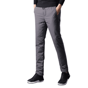 Men Winter Pants Duck Down Outdoor Sports Camping Pants Thermal Down Trousers