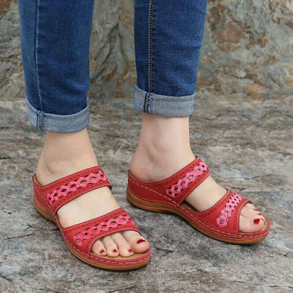 Woman Vintage Wedge Sandals
