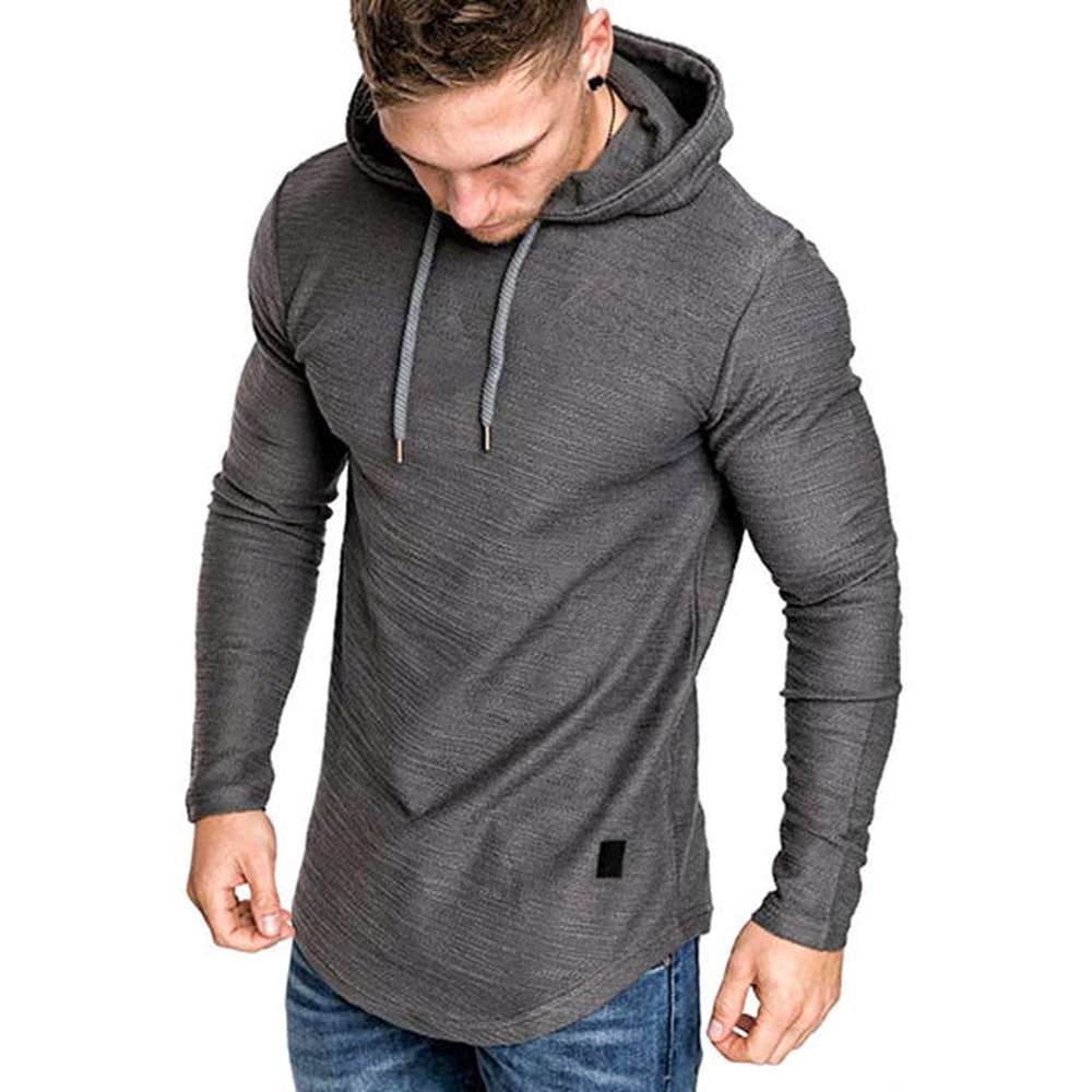 Men's Solid Color Sweatshirt Hoodie