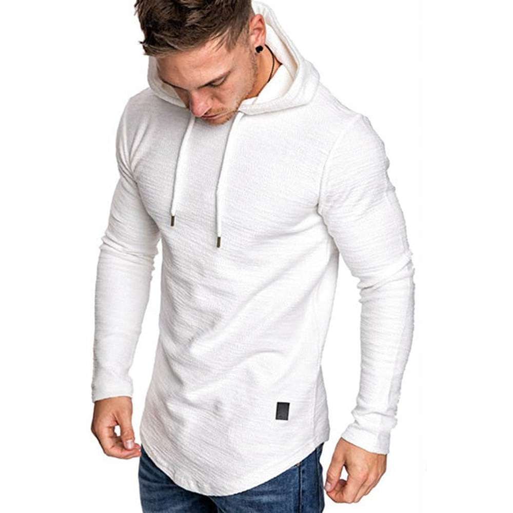 Men's Solid Color Sweatshirt Hoodie