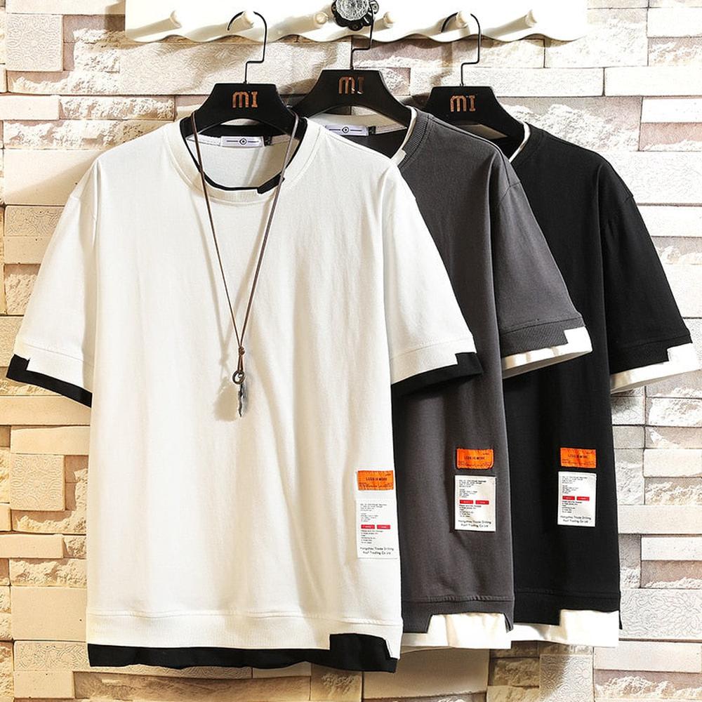 Men O-Neck Casual Loose T-Shirt