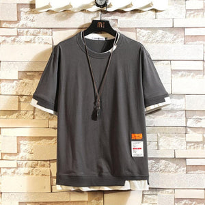 Men O-Neck Casual Loose T-Shirt