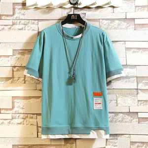 Men O-Neck Casual Loose T-Shirt