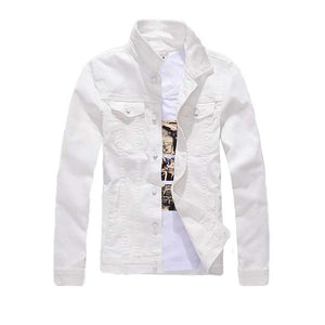 Men Cowboy Casual Slim Fit Jeans Coat Cotton Jacket
