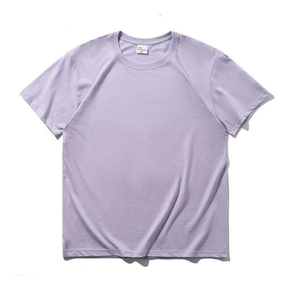 Unisex 100% Combed Cotton Casual Basic Harajuku Soft T-shirt